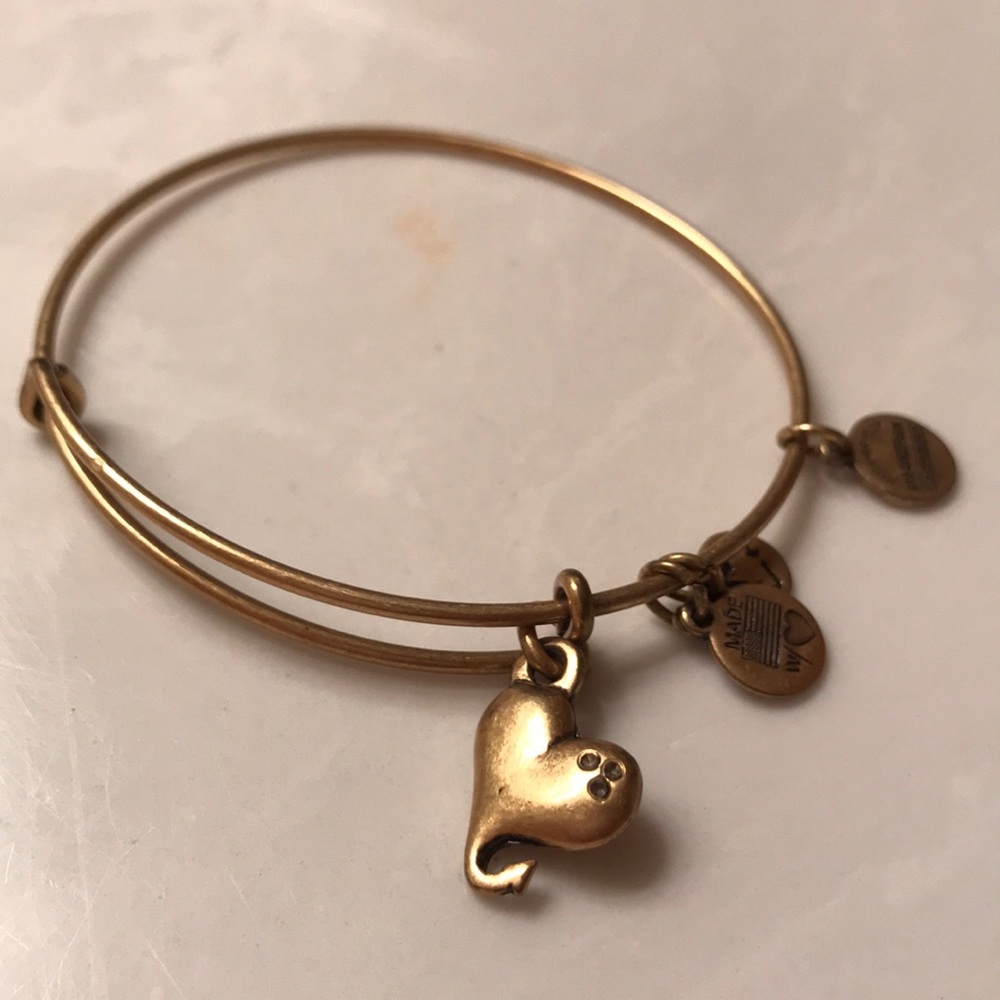 Heart Alex and Ani bangle